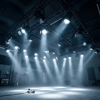 Projecteur LED Fresnel professionnel 150W, diamètre 180mm, alliage d'aluminium, CRI98, 5600K, contrôle DMX512/WiFi/APP, zoom manuel, lumière naturelle