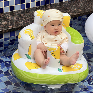Sedile Gonfiabile per Neonati, Sedia per Bambini per Imparare <span class=keywords><strong>a</strong></span> Stare Seduti, Sedia da Bagno per Bambini, Seduta da <span class=keywords><strong>Pavimento</strong></span>, Regalo, Divanetto per Bambini - Product Image 6