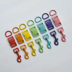 Henshine, nuevos productos personalizados al por mayor para mascotas, collar de perro de PVC resistente al agua con hebilla de plástico de fácil liberación sólida - Product Image 6