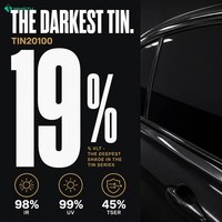 Película de Privacidad para Ventanas con Bloqueo de Luz, 19% VLT, Tinte Negro Puro, 98% IR, 99% UV, 2mil, Nano Cerámica, para Autos, Venta al Por Mayor de Fábrica OEM