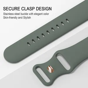 Adepoy कस्टम 2022 नए सिलिकॉन घड़ी बैंड के लिए iWatch श्रृंखला 7 45mm एप्पल घड़ी बैंड रबर स्मार्ट घड़ी का पट्टा armband A-S012