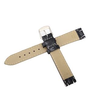 <span class=keywords><strong>Correa</strong></span> de <span class=keywords><strong>reloj</strong></span> de cuero genuino de lujo de 16 mm y 18 mm con patrón de cocodrilo suave para relojes <span class=keywords><strong>Longines</strong></span> Primaluna. - Product Image 5