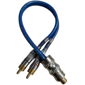 HiFi RCA <b>cable</b> with gold-plated plugs, suitable for car amplifiers, subwoofers, audio systems in TVs and cars - Product Image 3