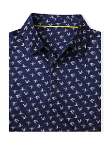 Custom Print Sublimation Polyester Spandex Shirt Design Logo High Quality Cotton Polo Tshirts Golf Polo Shirt For Men