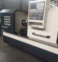 Mesin Bubut CNC 2-Axis Otomatis Tugas Berat Kelas Atas CK6140 Horizontal Flat Bed untuk Pengerjaan Logam