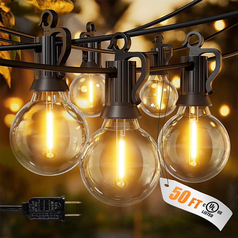 Outdoor Rgb Led Christmas Decorative String Lights IP65 Waterproof Led Pixel String Bulb Light