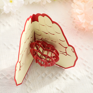 Tarjeta Pop-Up 3D con Diseño <span class=keywords><strong>de</strong></span> Corazón Creativo <span class=keywords><strong>de</strong></span> Nicro, Regalo para el Día <span class=keywords><strong>de</strong></span> San Valentín, Día <span class=keywords><strong>de</strong></span> la Madre, Cumpleaños, Manualidades en Papel, Tarjeta <span class=keywords><strong>de</strong></span> Felicitación e Invitación - Product Image 4