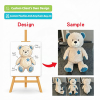 Peluche personnalisée en forme de chat en sweat bleu, pour présentoirs de magasins d'animaux, jouets pour enfants, oreiller donut, jouets en peluche sur mesure