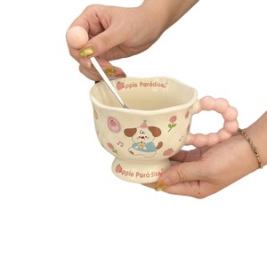 Ins-Style <b>Cute</b> Puppy Ceramic <b>Mug</b> High-Appearance-Value Cartoon Girl's Cup Couple's Water Cup Household Children's Breakfast Cup - Product Image 5