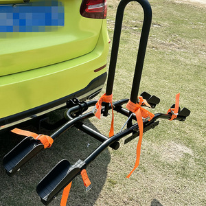 <span class=keywords><strong>Porte</strong></span>-vélos pliable de 2 pouces à fixer sur la barre de remorquage, compatible avec les portes-bagages de voitures, SUV et camions, ajustement universel - Product Image 1