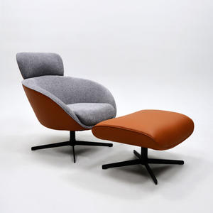 Nouveau design, fauteuil de détente, style minimaliste, chaise longue, mobilier de maison, salon, canapé une place, tissu personnalisable - Product Image 1