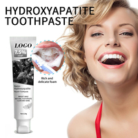 Dentifrice blanchissant OEM personnalisé à base de xylitol et de probiotiques, nano-hydroxyapatite, pour une haleine fraîche, hydroxyapatite 7.5