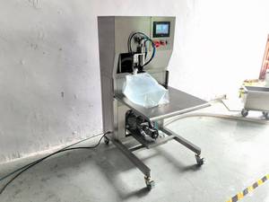Machine de remplissage automatique BIB pour <span class=keywords><strong>lait</strong></span>, jus, confiture de fruits, eau, huile, sauce en Bag-in-Box, remplisseuse non aseptique - Product Image 3