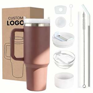 Vaso Personalizado con Logotipo, 40 oz, Gran Capacidad, Aislamiento al Vacío, Aprobado por la FDA, No Tóxico, Antiderrames, para Gimnasio, Camping, Viajes Diarios - Product Image 1