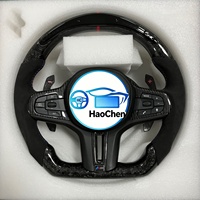 Volant en fibre de carbone avec affichage numérique LED, fonction d'alerte par vibration, adapté aux modèles BMW G80 G82 G90 M3 M4 XM High