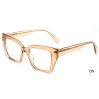 UN88006 Lunettes optiques de haute qualité en acétate, monture complète œil de chat, pour femmes, en stock