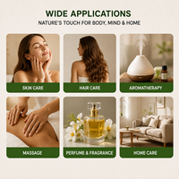 Huile Essentielle de Mélisse 100% Pure Certifiée Biologique, Petite Production, Bouteille de 1KG, Étiquette Privée Personnalisée, Soin Corporel Doux, Soins de la Peau, Matière Première