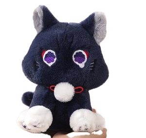 Peluche de Gato <span class=keywords><strong>Scaramouche</strong></span> de Genshin Impact, Muñeco Harakami, Lindo Peluche de Gato <span class=keywords><strong>Scaramouche</strong></span>, Juguete de Peluche de Genshin Impact, Figura de Genshin Impact - Product Image 1