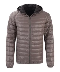 Herren Outwear Hooded Leichte wind dichte Puffer Duck Down Jacke