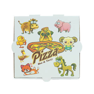 Hot Selling 8 12 Inch Pizza Packing Color <strong>Box</strong> Customized <strong>Corrugated</strong> Kraft <strong>Carton</strong> Printing Packaging Paper Pizza Boxes - Product Image 2