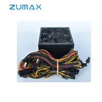 Zumax 80plus Gold Harga Pabrik 1800W 2000W 2400 2600W Catu Daya Komputer Server