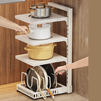 Étagère de rangement multi-niveaux et multifonctionnelle pour ustensiles de cuisine, organisateur sous l'évier et sur le comptoir pour usage domestique