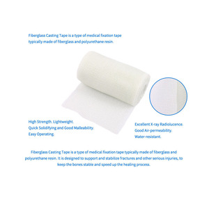 Bande de plâtre orthopédique imperméable en fibre de verre POP <span class=keywords><strong>pour</strong></span> fracture osseuse du <span class=keywords><strong>bras</strong></span> et de la jambe - Product Image 3