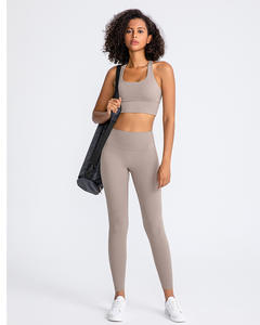 Vêtements de fitness avec logo personnalisé, ensembles de leggings de yoga à compression élevée et soutien-gorge de sport haute performance, ensemble de tenue de sport pour femmes - Product Image 3