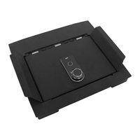 Tuojue Kit intérieur monté sur console de coffre-fort en métal robuste pour camion Ford F250