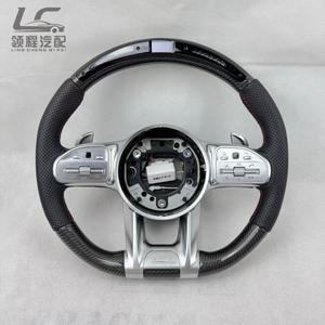 Volant sport en cuir et fibre de carbone de haute qualité pour <span class=keywords><strong>Mercedes</strong></span>-Benz W205/W206/W213/W463/G63/C63/E63/A45 - Direct usine - Product Image 6