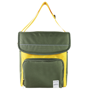 Foldable <b>Shoulder</b> <b>Strap</b> Custom Logo 600D Polyester Oxford Insulated Thermal Waterproof <b>Lunch</b> Cooler <b>Bag</b> Office Travel Letter - Product Image 1