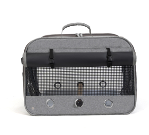 Sac de transport rose souple pour animaux de compagnie en tissu Oxford avec fermeture éclair et fenêtre en maille respirante pour oiseaux - Product Image 4