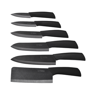 Scatola regalo <span class=keywords><strong>di</strong></span> vendita calda Timhome disponibile coltello in <span class=keywords><strong>ceramica</strong></span> da cucina con lama nera - Product Image 1