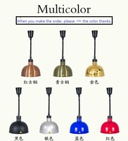 Power Großhandel Küchengeräte hängen Lebensmittel wärmer Lampe/elektrische bunte Buffet Lebensmittel Wärme lampe für Restaurant
