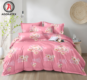 Juego de Ropa de Cama de Tres Piezas 100% Poliéster, Estampado, Agradable al Tacto, para Decoración del Hogar en África Occidental - Product Image 4
