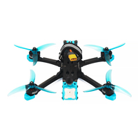 Axisflying MANTA5 5 pouces Racing DJI O3 Air Unit FPV BNF avec GPS Deadcat-DC Freestyle -6S Vert PVC + Plaque Carbone