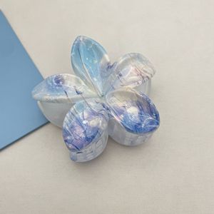 Целлюлозные гибкие заколки для волос Plumeria Frangipani с цветами - Product Image 4