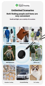 Esile Tag Tracker per chiavi borsa portafoglio Pet con batteria sostituibile <span class=keywords><strong>trova</strong></span> il mio dispositivo di localizzazione compatibile - Product Image 3
