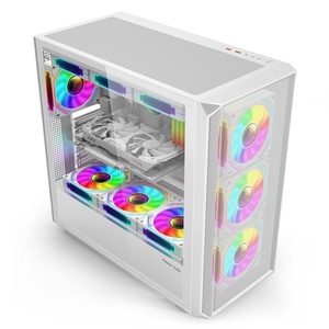 Commercio all'ingrosso PC scrivania del Computer Tower <span class=keywords><strong>Desktop</strong></span> 360mm acqua liquida PC torri di gioco e <span class=keywords><strong>Case</strong></span> del Computer involucro - Product Image 4