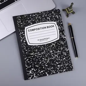 school custom printed wholesale primary 100 sheets Student Exercise B5 marble composition Notebook