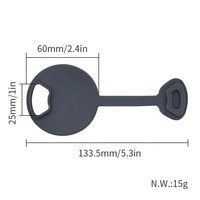 Couvre-boîtes en silicone réutilisables anti-fuite pour canettes de soda, couvercles en silicone pour canettes de bière, bouchons en silicone pour canettes de taille standard (soda/bière/boissons énergisantes)