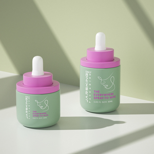 ขวดแก้วกลมขนาด20มล. 30มล. สำหรับใส่น้ำมันสำหรับทำผมบนใบหน้าขวดหยดเซรุ่มบรรจุภัณฑ์พร้อมหลอดหยดโลโก้แบบกำหนดเอง - Product Image 3