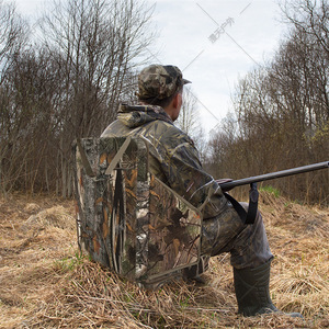 Outdoor Detachable <b>Tree</b> <b>Stand</b> Seat Camouflage Fleece Cushion Portable Hunting Fishing Chair Rectangular Foldable - Product Image 4