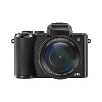 Appareil photo numérique CMOS 8K amélioré avec capot, autofocus, sans miroir, double objectif avant/arrière 5K/HD, flash, écran tactile, professionnel