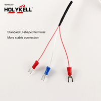 Capteur de température Holykell Rtd Pt100 3 fils Transmetteur Dc 24v 0-200 degrés