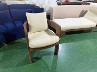 Fauteuil de salle à manger contemporain en aluminium Disen Furniture Rh Bronte, écologique, imperméable, durable, léger, confortable, pour l'extérieur