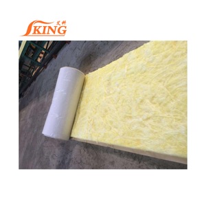 ISOKING <span class=keywords><strong>Laine</strong></span> <span class=keywords><strong>de</strong></span> <span class=keywords><strong>verre</strong></span> 50 mm avec aluminium et papier <span class=keywords><strong>kraft</strong></span> pour la construction - Product Image 3