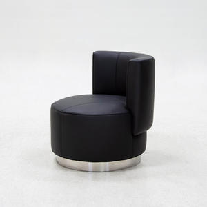 เก้าอี้หมุนสไตล์มินิมอลอิตาลี DAIRO โครงเหล็กกล้าไร้สนิม เก้าอี้นั่งเล่นแบบหมุนได้ |   โซฟาห้องนอนดีไซน์หรูหราสำหรับวิลล่า - Product Image 2