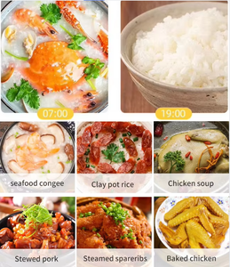 Cuisinière à <span class=keywords><strong>riz</strong></span> électrique à faible teneur en sucre de 220 V, capacité de 5 L, grand panneau tactile, avec cuve intérieure en acier inoxydable 304 - Product Image 5