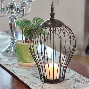 European British Style Unique Design Candlestick Metal Candleholder Vintage Candle Stand Tea <b>Light</b> Wedding Home Decor Classic - Product Image 2